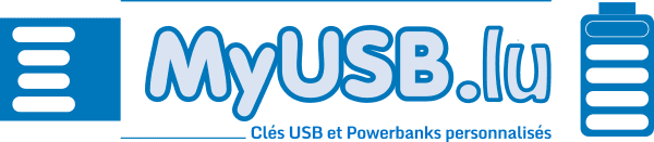 Clé USB personnalisée, MyUsb.lu Retina Logo